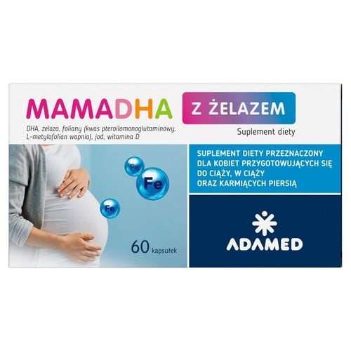 MamaDHA Z Żelazem 60 kapsułek na Arena.pl