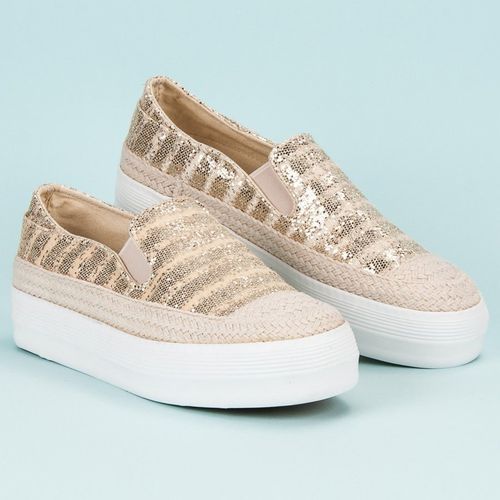 Złote trampki espadryle r.40 na Arena.pl