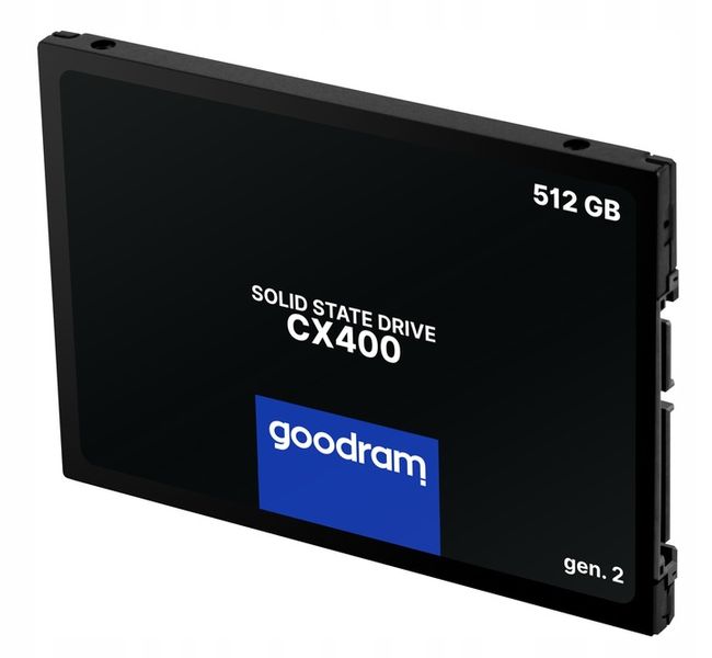 Dysk SSD GOODRAM 512GB CX400 G.2 2,5 SATA3 technologia 3D NAND Flash zdjęcie 9