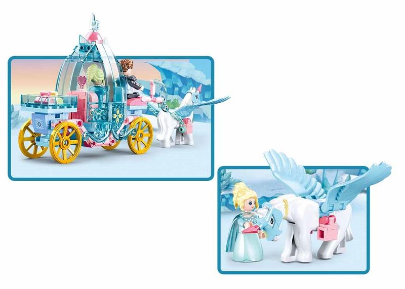 KLOCKI SLUBAN GD Kareta Elzy Kraina Lodu kompatybilne z LEGO zdjęcie 4