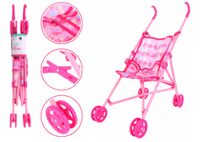 WÓZEK SPACERÓWKA dla lalek LEKKI SKŁADANY parasolka SPACEROWY