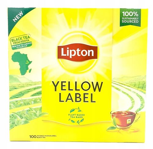 LIPTON HERBATA pakowana osobno 100szt na Arena.pl