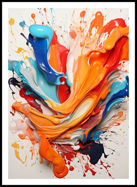 Plakat 64x90cm Taneczne Fale zdjęcie 3