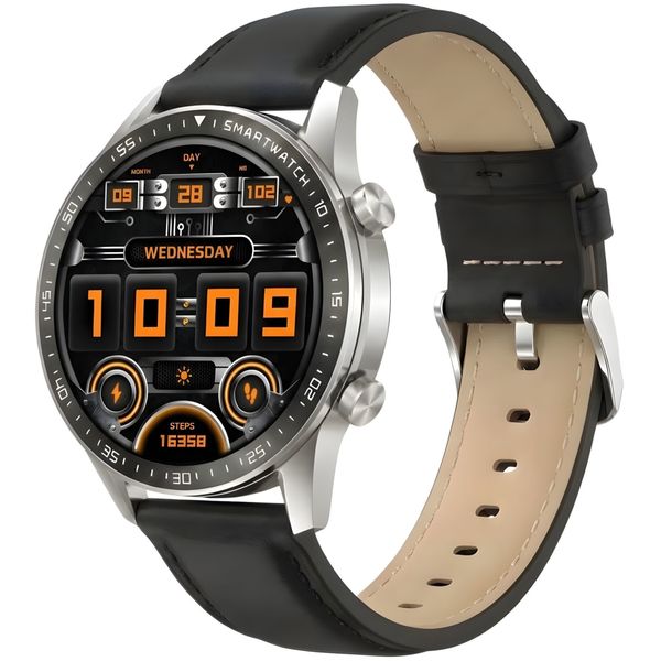 smartwatch gravity srebrny 2 paski gt10-7 zdjęcie 3