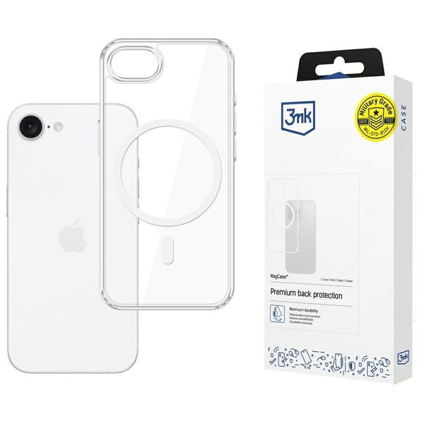 Etui 3mk do iPhone 16e, Przezroczysty MagSafe zdjęcie 1