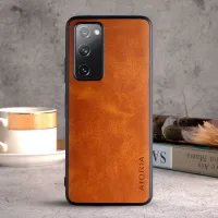 Etui AIORIA Vintage LEATHER do Samsung Galaxy S20 pomarańczowy