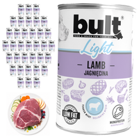 BULT LIGHT mokra karma dla psa Jagnięcina puszka 36x400g Lekkostrawna