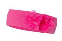 BROEL Soledat opaska dla dziewczynki tiulowe kwiatki ciemny róż 46-48