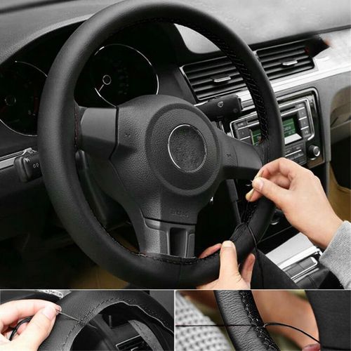 POKROWIEC NA KIEROWNICĘ CZARNY na Arena.pl