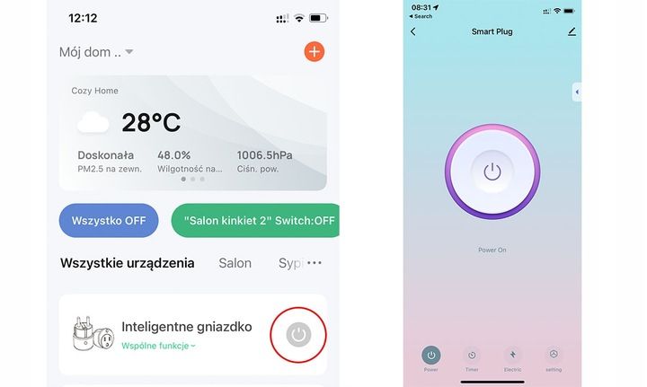 Inteligentne Gniazdko TUYA WIFI Smart 16A POMIAR zdjęcie 14