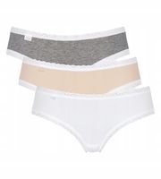 Majtki damskie bawełnane Figi 3 SZTUKI SLOGGI 24/7 Weekend Hipster Figi 36
