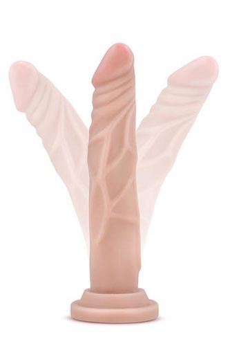realistyczne dildo blush dr skin basic beżowe 19 cm pvc na Arena.pl