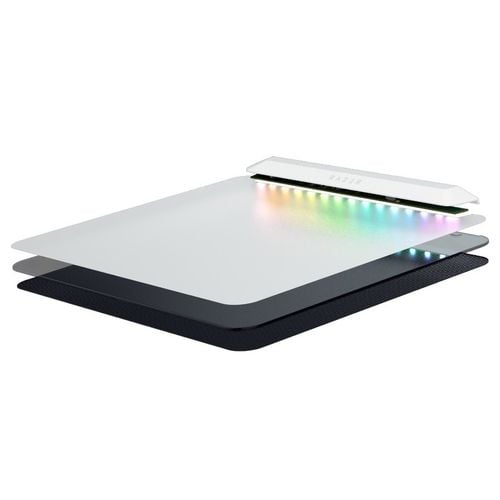 razer firefly v2 pro gaming mouse pad - white na Arena.pl