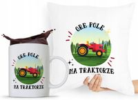 Zestaw Poduszka + Kubek Dla Rolnika Prezent Z Nadrukiem Ze Zdjęciem