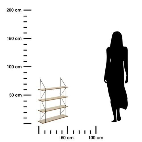 Półka ścienna Irys 60x80cm zdjęcie 4