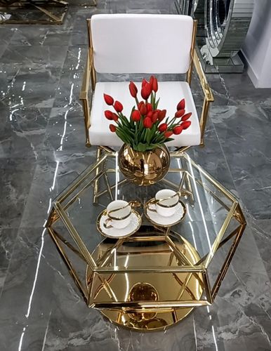 Złoty wazon ze stali osłonka na Arena.pl