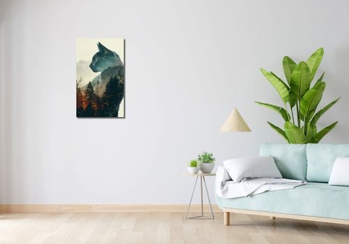 Obraz 40x70cm Koci Duch Lasu na Arena.pl