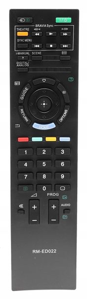PILOT Do TV Telewizora SONY LED LCD RM-ED022 zdjęcie 1