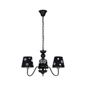 Batley żyrandol 3x60W E14 czarny