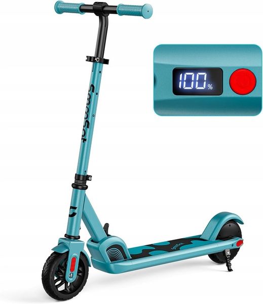 SmooSat E9 hulajnoga elektryczna dla dzieci, do 16 km/h od 8 lat niebieska zdjęcie 1