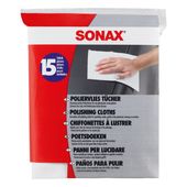 Ściereczki Sonax do czyszczenia i polerowania fizelina 15 sztuk