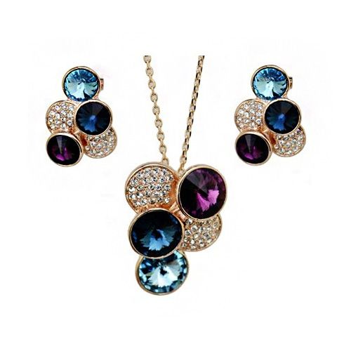 KOMPLET SWAROVSKI ELEMENTS Z GRAWEREM GRATIS  VA67 na Arena.pl