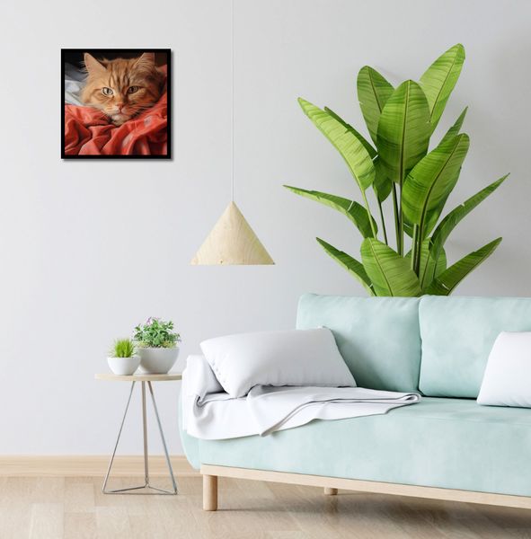 Plakat 40x40cm Mruczący Spokój zdjęcie 4