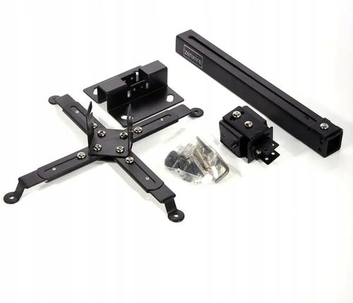 Wieszak Uchwyt do Projektora Rzutnika Czarny 4w1 Sufitowy Ścienny do na Arena.pl