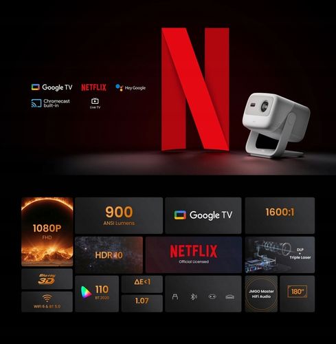 Projektor Laserowy JMGO N1S Google TV, polska dystrybucja na Arena.pl