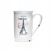 Porcelanowy kubek retro - Paris