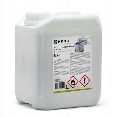 Pasta do podgrzewaczy w płynie 5 l HENDI Żel BIO Bez sadzy Bez zapachu na Arena.pl