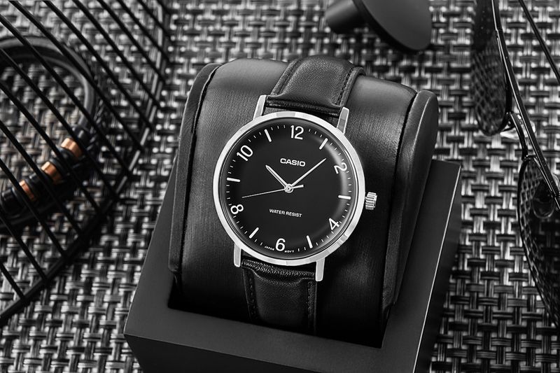 zegarek męski casio mtp-vt03l-1bdf + box zdjęcie 5