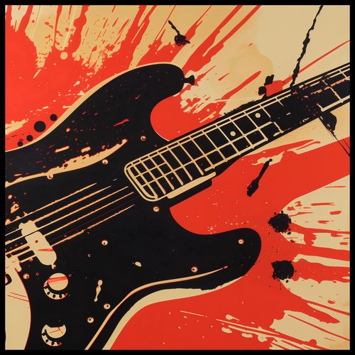 Plakat 100x100cm Gitara Elektryczna na Arena.pl