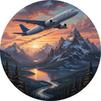 Opłatek na tort Urodziny Samolot Samoloty Myśliwiec Lot Loty Pilot