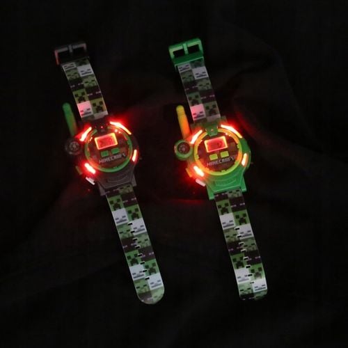 MINECRAFT Creeper Zestaw zegarków z funkcją walkie-talkie, KRÓTKOFALÓWKA na Arena.pl