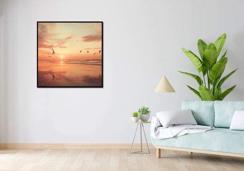 Plakat 90x90cm Spokojna Przystań na Arena.pl