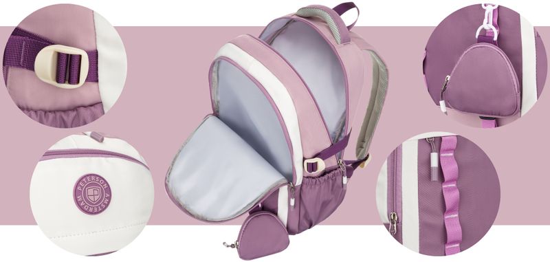 plecak ptn 8603-1303 purple zdjęcie 6