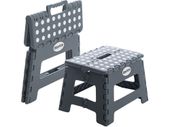 Taboret stołek składany antypoślizgowy krzesło podest 150kg 22cm szary