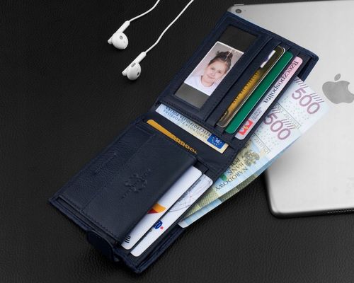 KOCHMANSKI skórzany portfel męski mały cieńki slim na Arena.pl