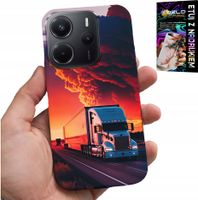 ETUI DO XIAOMI NOTE 14 4G - TIR CIĘŻARÓWKA CASE + SZKŁO HARTOWANE