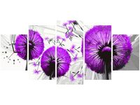 70CM 150CM ZEGAR 5 ELEM DMUCHAWCE FIOLECIE DRUK OBRAZ