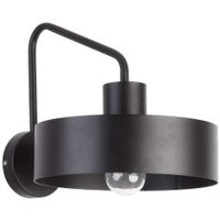 Kinkiet LAMPA ścienna JUMBO 31535 Sigma okrągła OPRAWA metalowa na wysięgniku czarna