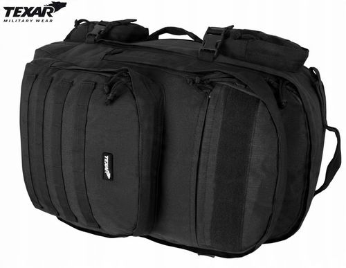 Plecak Turystyczny Taktyczny Wojskowy Duży GRIZZLY TEXAR 65L MOLLE CZARNY na Arena.pl