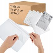 KOPERTY KURIERSKIE KANGURKI PRZYLGI C6 114-162mm 1000 SZT