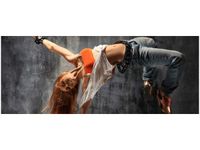 100X40CM FITNESS OBRAZ DREWNO