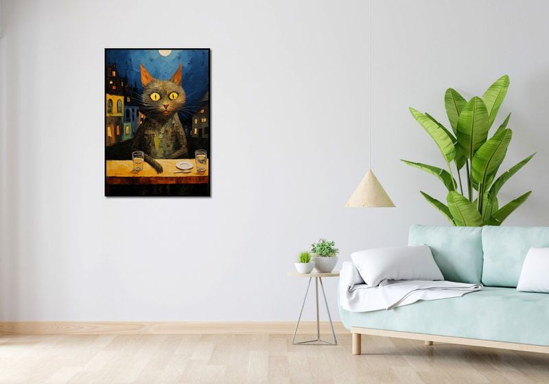 Plakat 64x90cm Nocny Obserwator zdjęcie 4