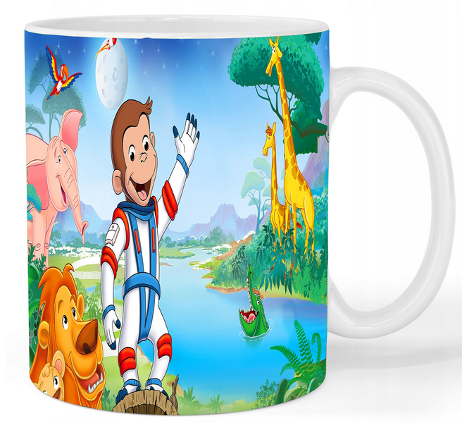 Kubek ceramiczny Ciekawski George zdjęcie 1