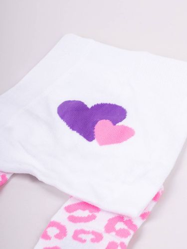 Rajstopy dziewczęce bawełniane we wzory 3PAK  68-74 YOCLUB na Arena.pl