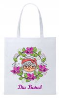Dla Babci Babuni Prezent Torba Eco Biała Shopper Z Nadrukiem Ze Zdjęciem
