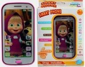 SMARTFON SMARTPHONE SMART PHONE DOTYKOWY TELEFONIK LALKA MASHA MISZA+ SMYCZ